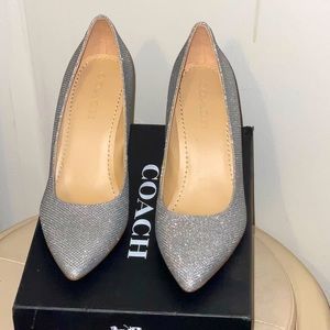 NIB Coach Silver Pumps